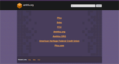 Desktop Screenshot of amhfu.org
